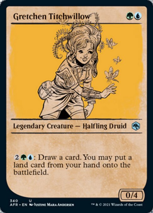 Gretchen Titchwillow (Showcase) (Adventures in the Forgotten Realms) Light Play Foil