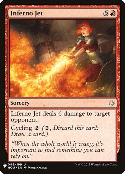 Inferno Jet (Mystery Booster) Near Mint