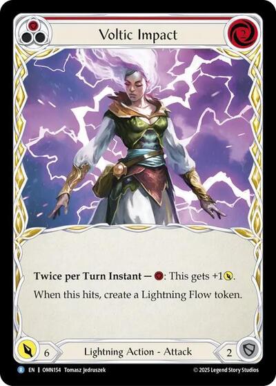 Voltic Impact (Omens of the Third Age) Near Mint Foil