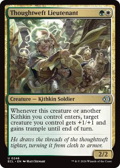 Thoughtweft Lieutenant (Lorwyn Eclipsed) Near Mint Foil
