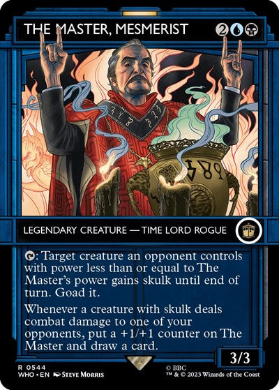 The Master, Mesmerist (Showcase) (Universes Beyond: Doctor Who) Near Mint Foil