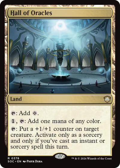 Hall of Oracles (Commander: Secrets of Strixhaven) Near Mint