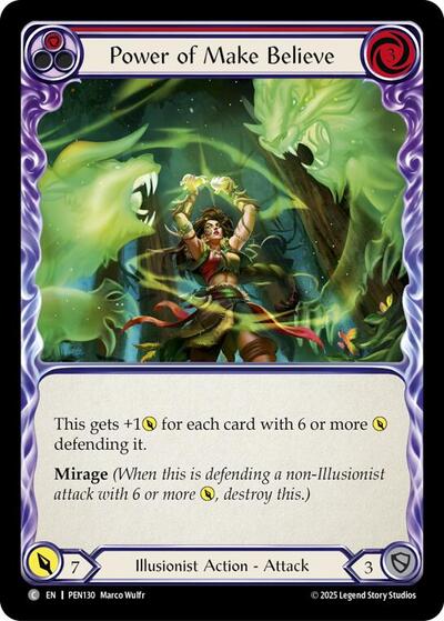 Power Of Make Believe (Red) (Compendium of Rathe) Near Mint Foil