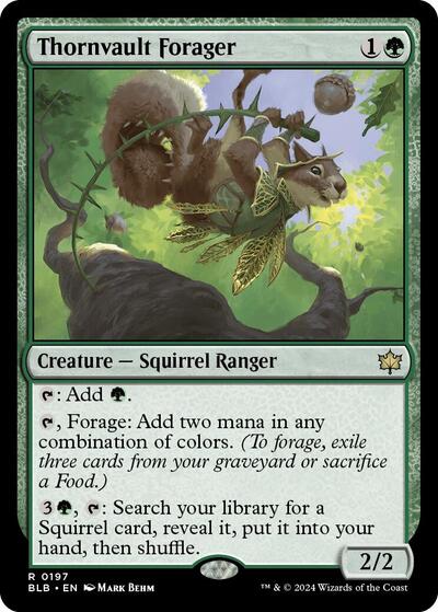 Thornvault Forager (Bloomburrow) Near Mint