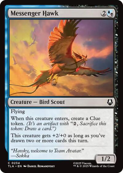 Messenger Hawk (Avatar: The Last Airbender) Near Mint Foil