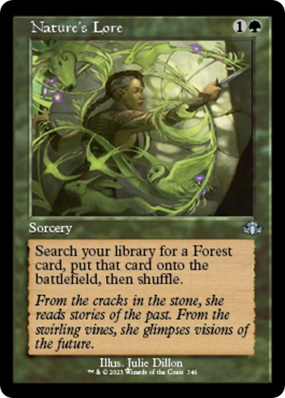 Nature's Lore (Retro Frame) (Dominaria Remastered) Near Mint