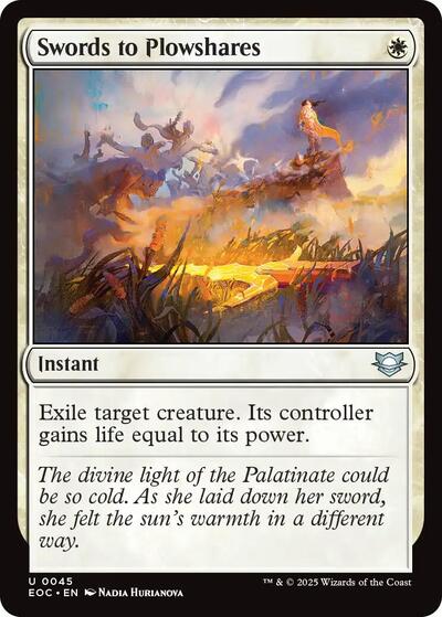 Swords to Plowshares (Commander: Edge of Eternities) Near Mint