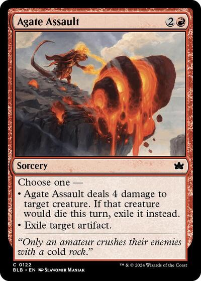 Agate Assault (Bloomburrow) Near Mint Foil
