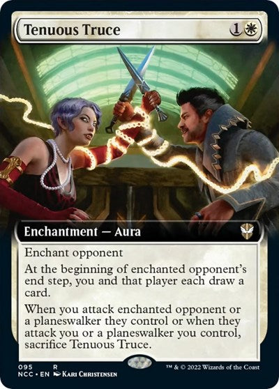 Tenuous Truce (Extended Art) (Commander: Streets of New Capenna) Near Mint Foil