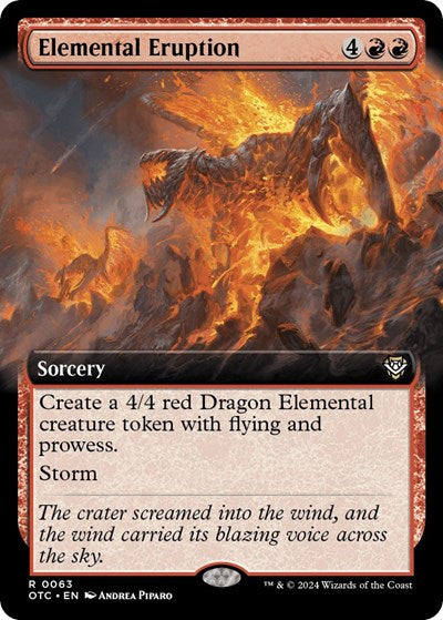 Elemental Eruption (Extended Art) (Commander: Outlaws of Thunder Junction) Near Mint