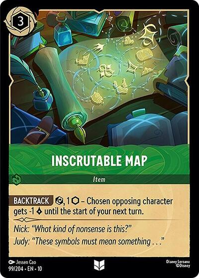 Inscrutable Map (Whispers in the Well) Near Mint