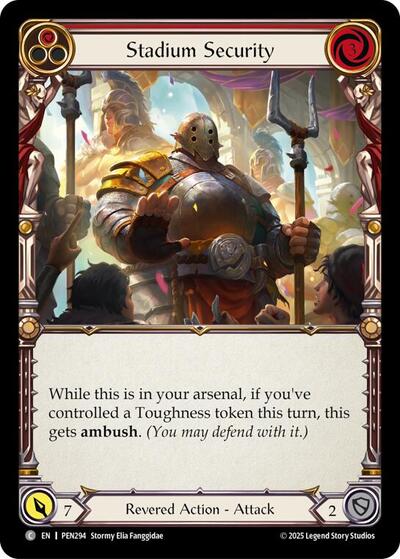 Stadium Security (Red) (Compendium of Rathe) Near Mint Foil