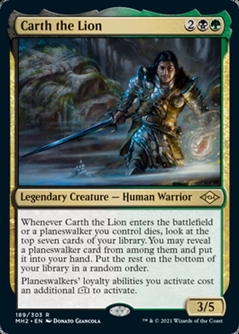 Carth the Lion (Modern Horizons 2) Near Mint