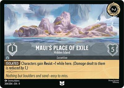 Maui's Place of Exile - Hidden Island (Fabled) Near Mint