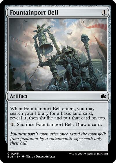 Fountainport Bell (Bloomburrow) Near Mint Foil