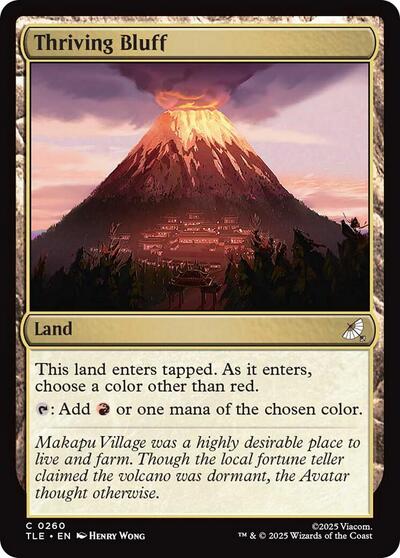 Thriving Bluff (Avatar: The Last Airbender: Eternal-Legal) Near Mint