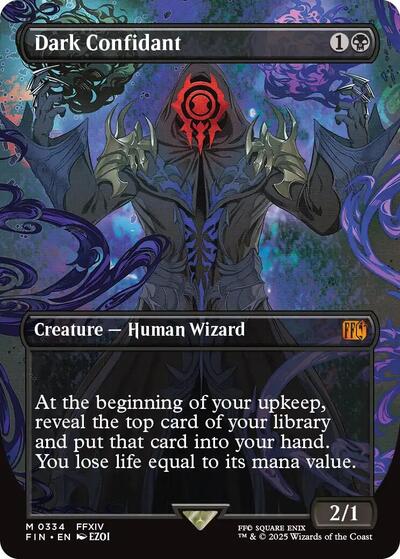 Dark Confidant (Borderless) (Universes Beyond: FINAL FANTASY) Near Mint