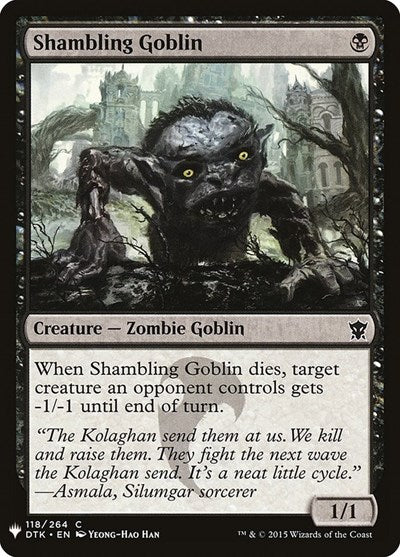 Shambling Goblin (Mystery Booster) Near Mint