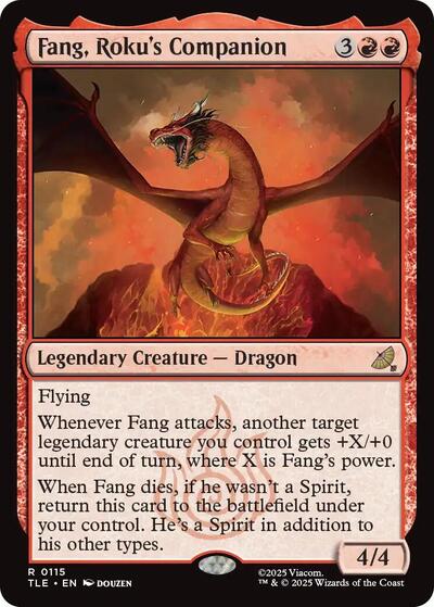 Fang, Roku's Companion (Avatar: The Last Airbender: Eternal-Legal) Near Mint Foil
