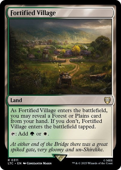 Fortified Village (Commander: The Lord of the Rings: Tales of Middle-earth) Near Mint