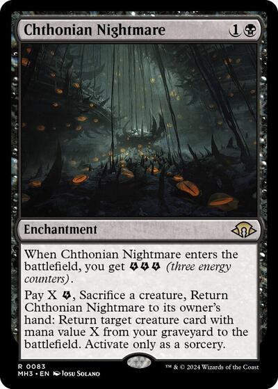 Chthonian Nightmare (Modern Horizons 3) Near Mint Foil