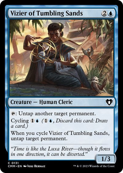 Vizier of Tumbling Sands (Commander Masters) Near Mint Foil