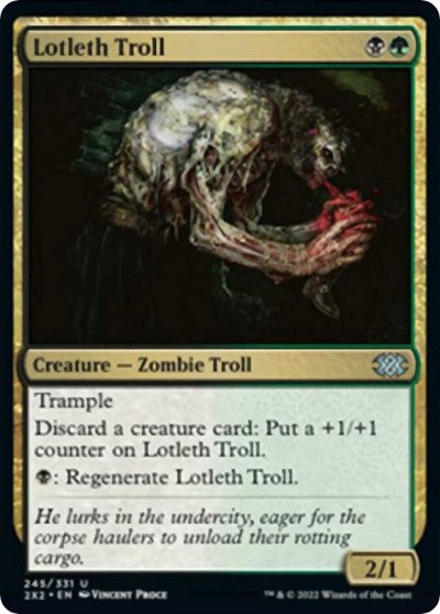 Lotleth Troll (Double Masters 2022) Near Mint