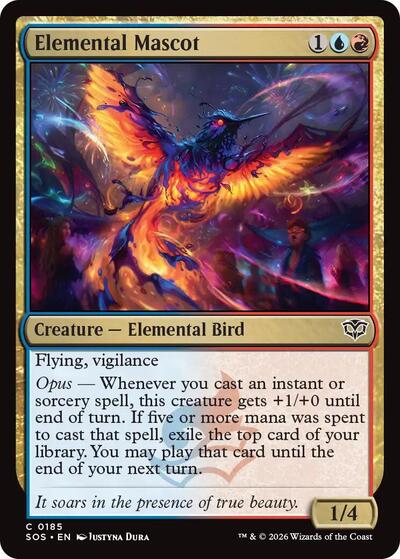 Elemental Mascot (Secrets of Strixhaven) Near Mint Foil