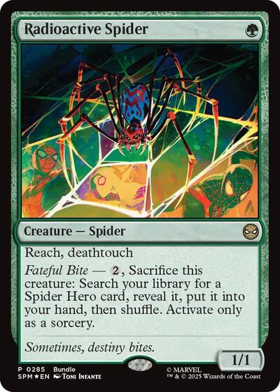 Radioactive Spider (Promos: Unique and Miscellaneous) Near Mint Foil