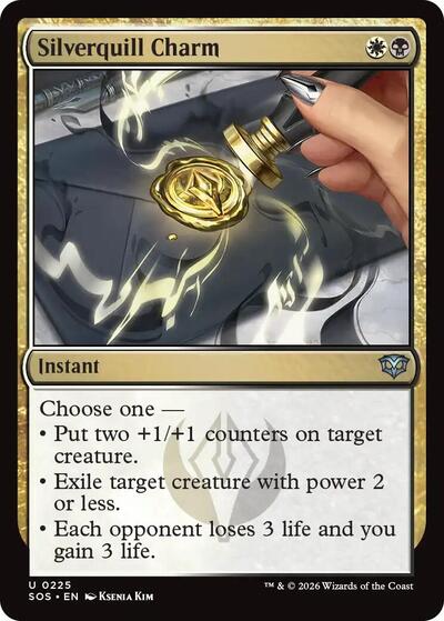 Silverquill Charm (Secrets of Strixhaven) Near Mint Foil