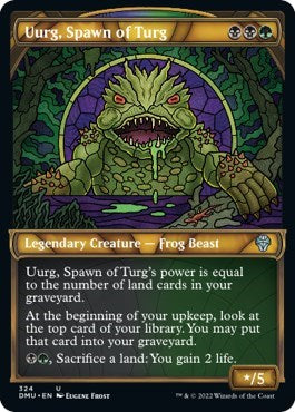 Uurg, Spawn of Turg (Showcase) (Dominaria United) Near Mint Foil
