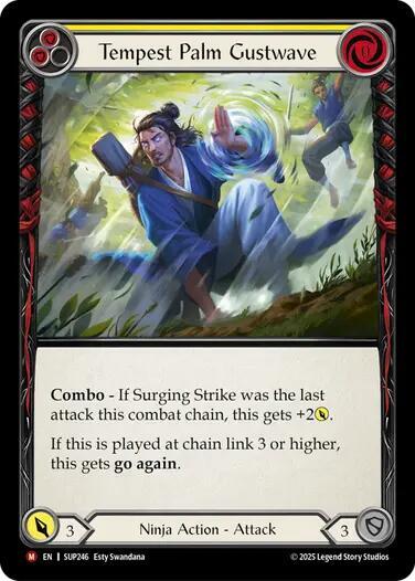Tempest Palm Gustwave (Super Slam) Near Mint Foil