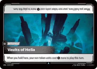 Vaults of Helia (Unleashed) Near Mint Foil