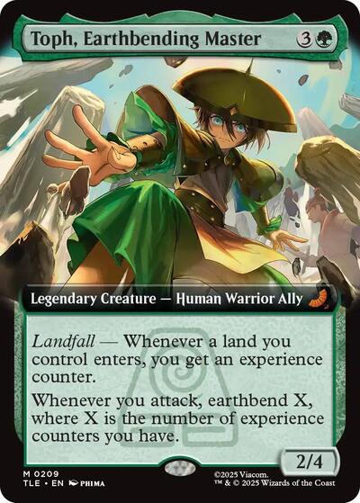 Toph, Earthbending Master (Extended Art) (Avatar: The Last Airbender: Eternal-Legal) Near Mint Foil