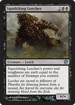 Squelching Leeches (Journey into Nyx) Near Mint Foil