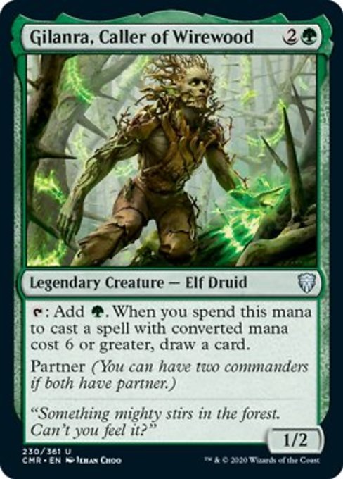 Gilanra, Caller of Wirewood (Commander Legends) Near Mint Foil