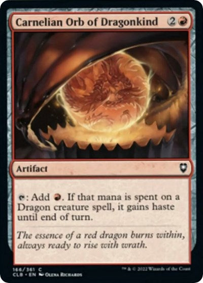 Carnelian Orb of Dragonkind (Commander Legends: Battle for Baldur's Gate) Near Mint Foil