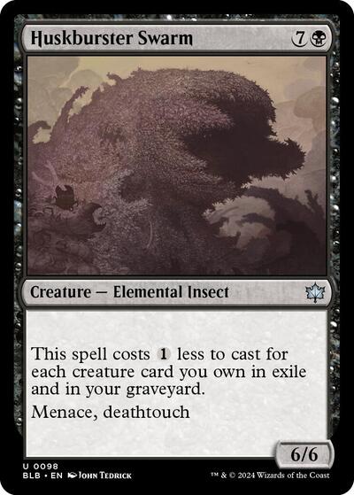 Huskburster Swarm (Bloomburrow) Near Mint