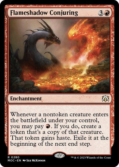 Flameshadow Conjuring (Commander: March of the Machine) Near Mint