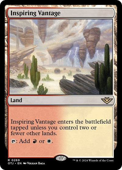 Inspiring Vantage (Outlaws of Thunder Junction) Near Mint Foil