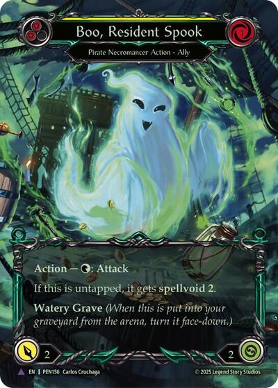 Boo Resident Spook (Yellow) (Marvel) (Compendium of Rathe) Near Mint Cold Foil