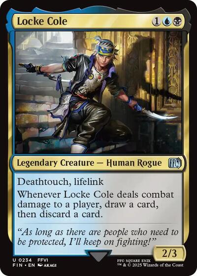 Locke Cole (Universes Beyond: FINAL FANTASY) Light Play Foil
