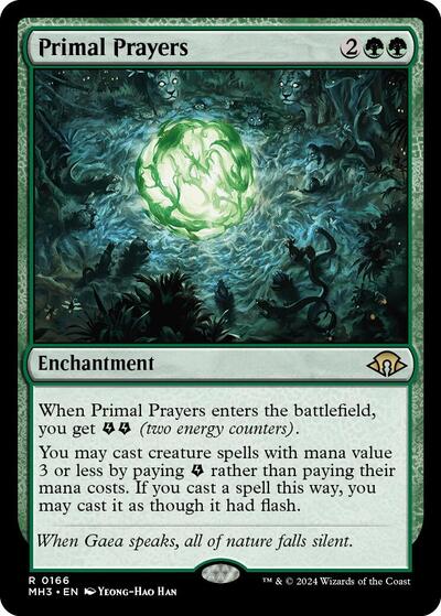 Primal Prayers (Modern Horizons 3) Near Mint Foil