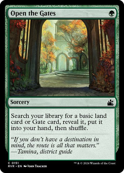 Open the Gates (Ravnica Remastered) Near Mint Foil
