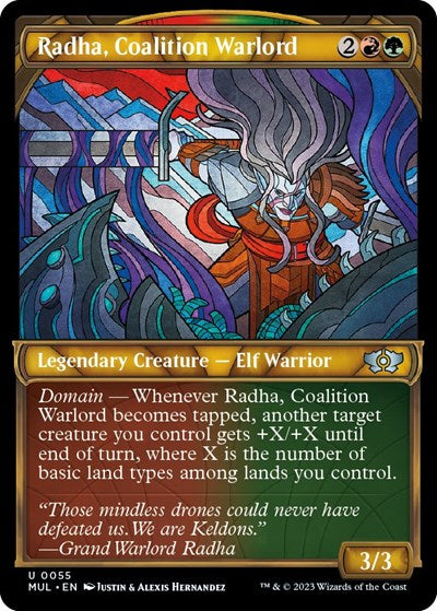 Radha, Coalition Warlord (March of the Machine: Multiverse Legends) Near Mint