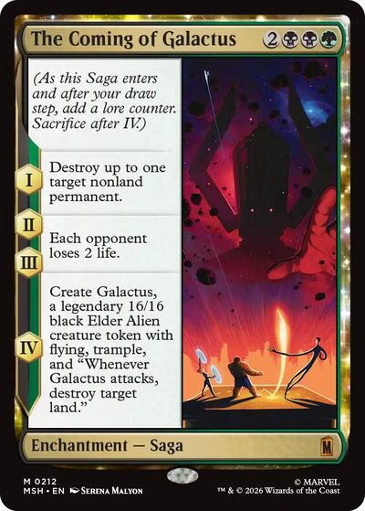 The Coming of Galactus (Marvel Super Heroes) Near Mint Foil