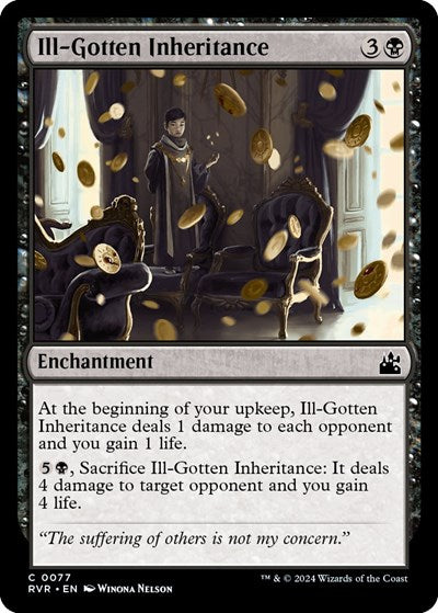 Ill-Gotten Inheritance (Ravnica Remastered) Near Mint Foil