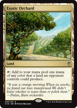 Exotic Orchard (Commander 2016 Edition) Light Play