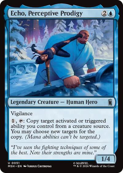 Echo, Perceptive Prodigy (Marvel Super Heroes) Near Mint