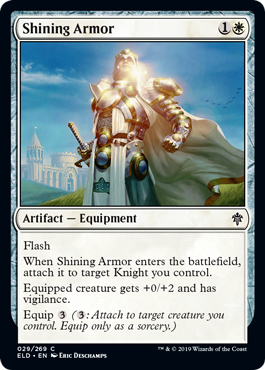 Shining Armor (Throne of Eldraine) Near Mint Foil